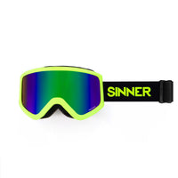 SNOW CUB SKIBRILLE - MATT NEONGRÜN