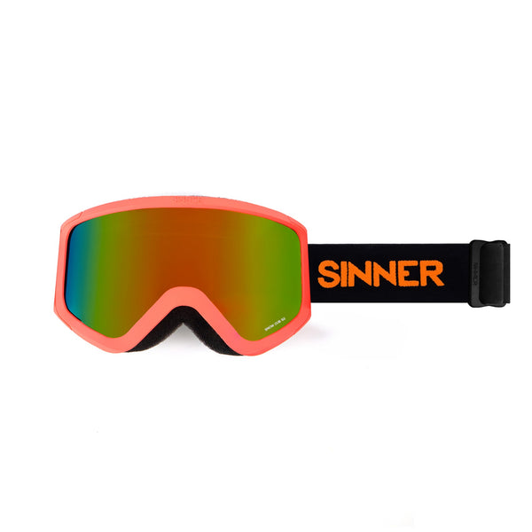 SNOW CUB SKIBRIL - MAT NEONORANJE