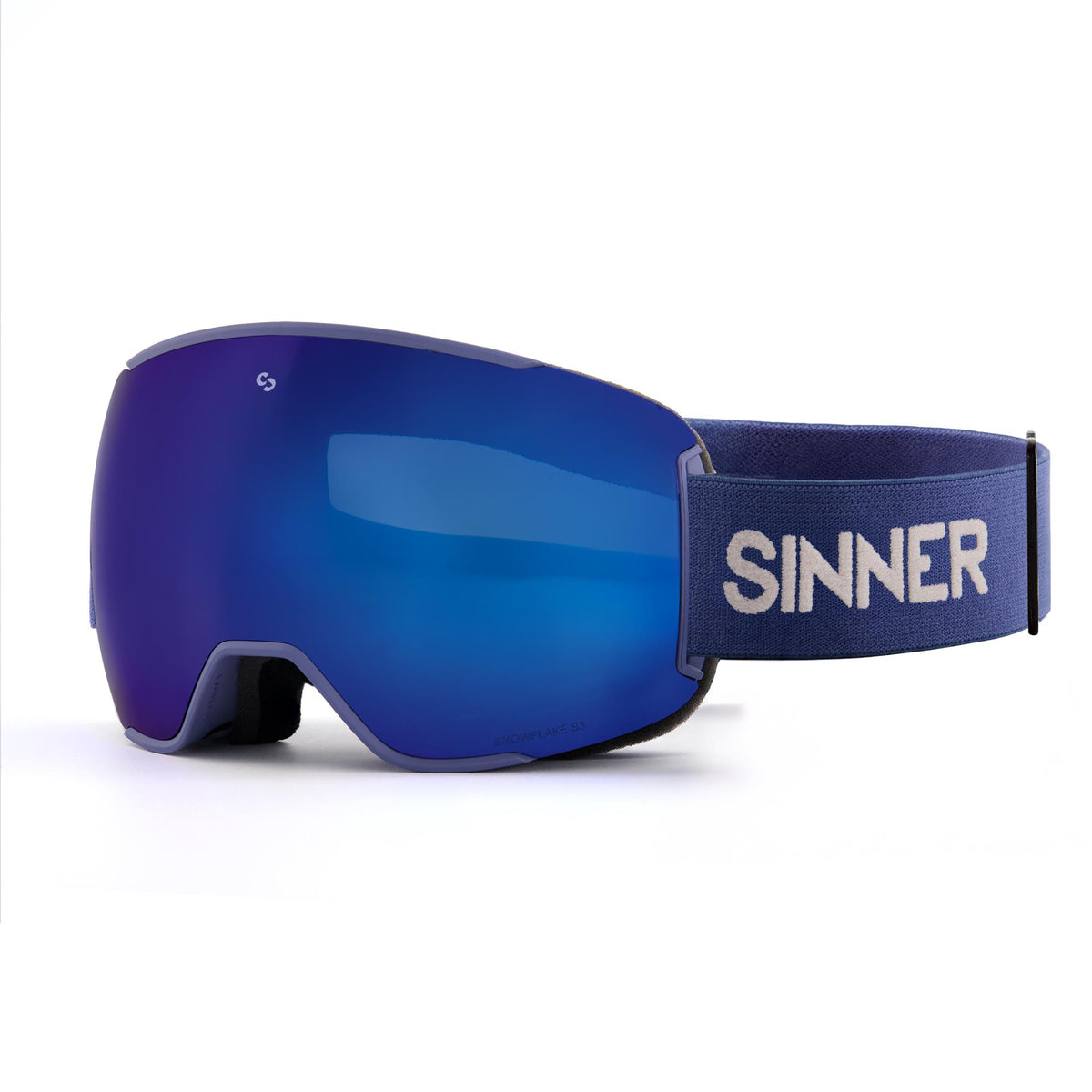 SNOWFLAKE MASQUE DE SKI - BLEU CREPUSCULE MAT - 2 ECRANS
