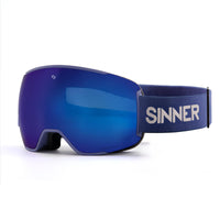 SNOWFLAKE MASQUE DE SKI - BLEU CREPUSCULE MAT - 2 ECRANS