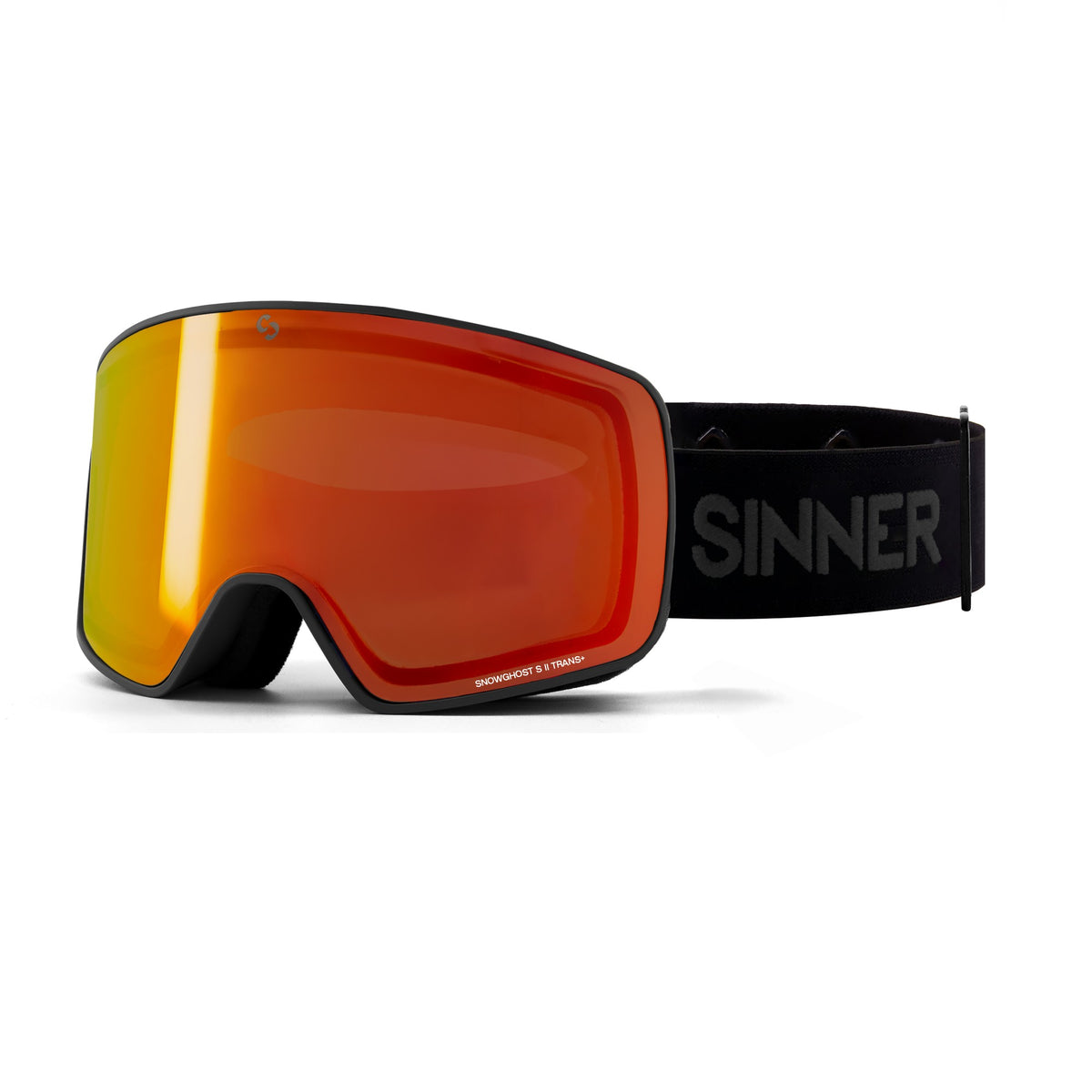 SNOWGHOST II S SKI GOGGLES - MATTE BLACK - SINTRAST TRANS+® LENS