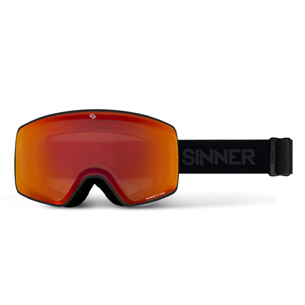SNOWGHOST II S SKI GOGGLES - MATTE BLACK - SINTRAST TRANS+® LENS