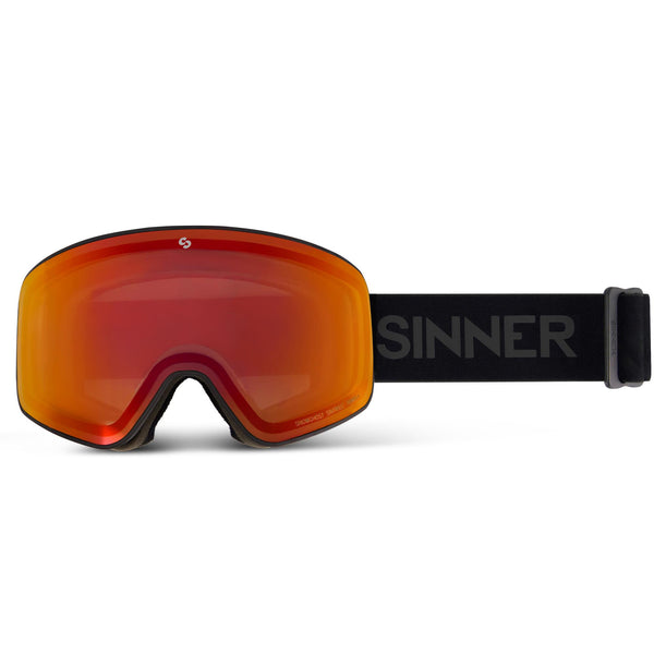 SNOWGHOST SKIBRIL - MATZWART - SINTRAST®/TRANS+®-LENS