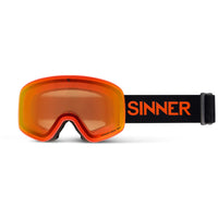 SNOWGHOST SKIBRIL – MAT ORANJE NEON - SINTRAST®/TRANS+®-LENS