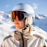 TAUR LUNETTES DE SKI – BLEU CLAIR MAT - LENTILLE SINTRAST®/TRANS+®