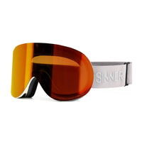TAUR LUNETTES DE SKI – BLANC MAT - LENTILLE SINTRAST®/TRANS+®