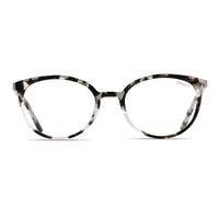 TESS GLASSES - SHINY GREY / BLACK TORTOISE