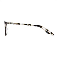 TESS GLASSES - SHINY GREY / BLACK TORTOISE