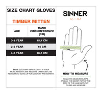 TIMBER DRY-S® WANTEN KINDEREN - ZWART