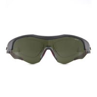 TRIPLE II GOLF ZONNEBRIL - DONKERGRIJS / ROOD - SINTRAST® GLAS