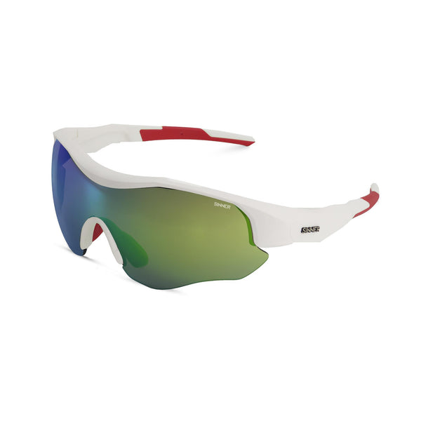 TRIPLE II CYCLING ZONNEBRIL - MAT WIT - SINTRAST® GLAS