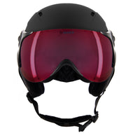 TYPHOON VISOR SKI HELMET - MATTE BLACK