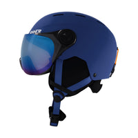 TYPHOON VISOR SKIHELM - DONKERBLAUW
