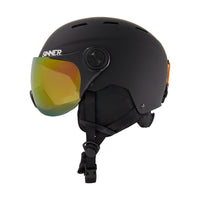 TYPHOON VISOR SKIHELM - MATT SCHWARZ