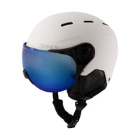 TYPHOON VISOR SKIHELM - MAT WIT
