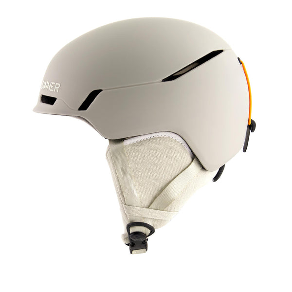 VOSS SKIHELM - MAT LICHTGRIJS