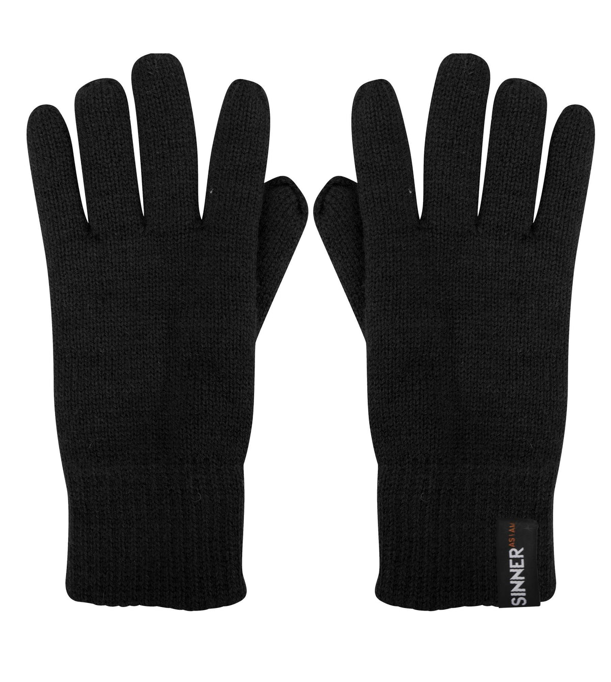 WILDERNESS KNITTED GLOVES UNISEX - BLACK