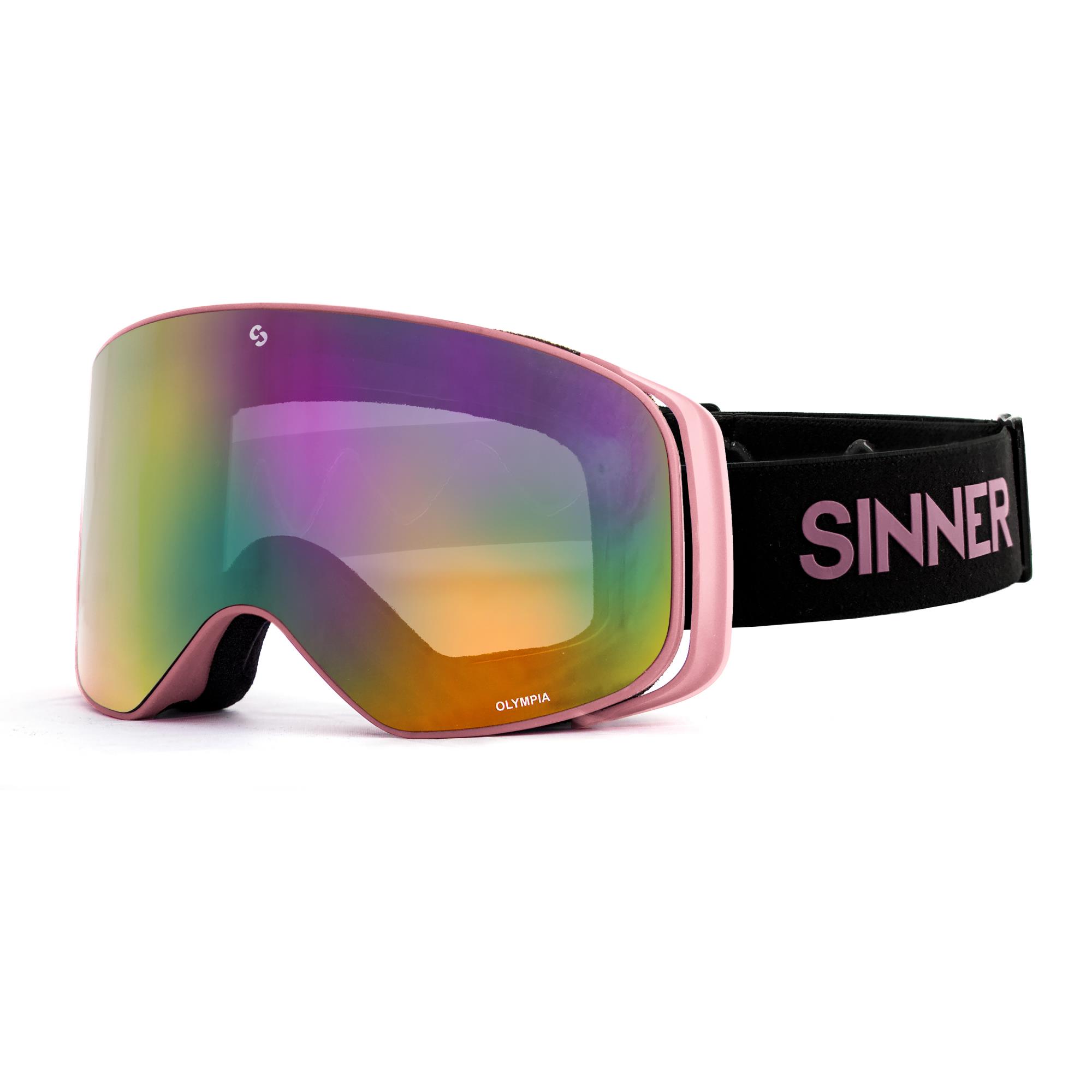 Sinner Olympia Skibril - Roze | Categorie 3