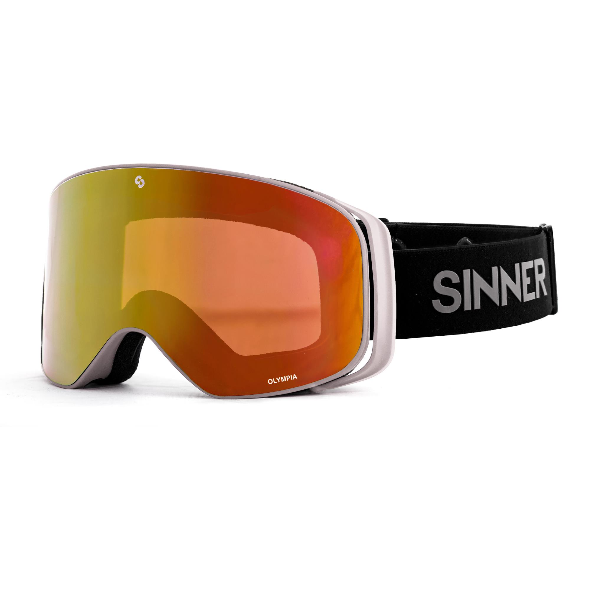 Sinner Olympia+ Skibril - Grijs | Categorie 2