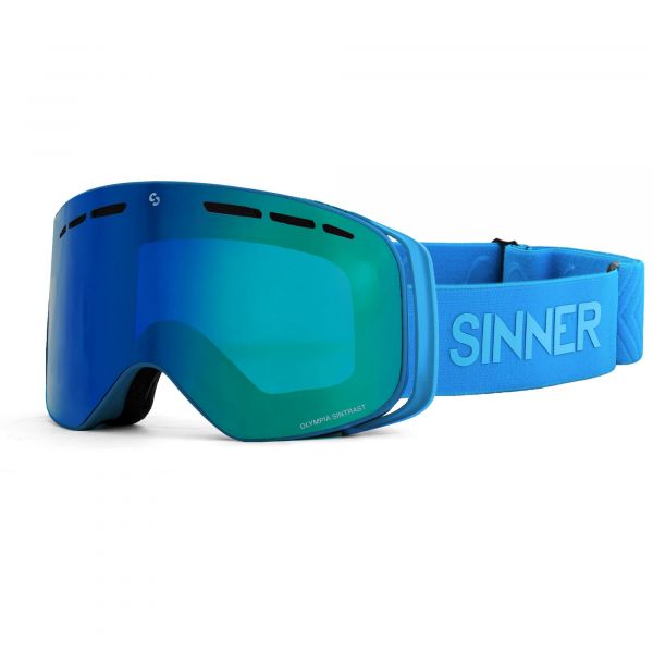 OLYMPIA + GOGGLE - MATTE SKY BLUE - BLUE SINTRAST® LENS