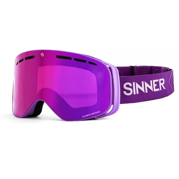 OLYMPIA + GOGGLE - MATTE LIGHT PURPLE - PINK SINTRAST® LENS