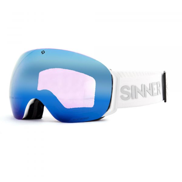 AVON LUNETTES DE SKI - BLANC MAT - LENTILLE SINTRAST® BLEUE + LENTILLE SINTRAST® ORANGE