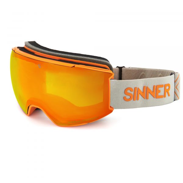 BOREAS GOGGLE - MATTE ORANGE - BLUE SINTRAST® LENS + ORANGE SINTRAST® LENS