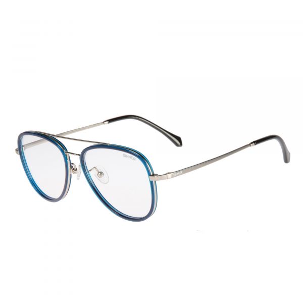 CADRE OWEN - BLEU TRANSPARENT BRILLANT