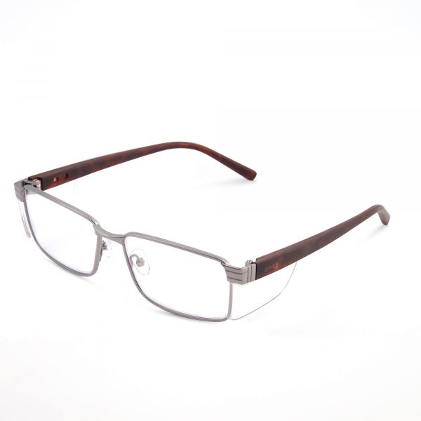 BRICK SAFETY GLASSES - SILVER BROWN