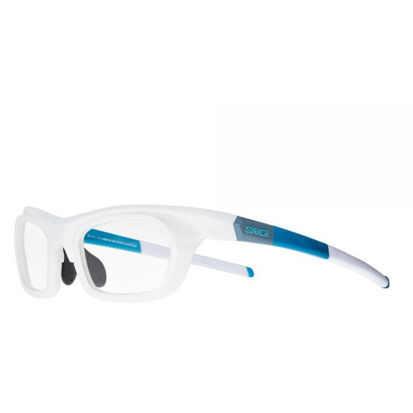 LUNETTES DE SPORT BASSA (BOX) - BLANC + ÉTUI À LUNETTES