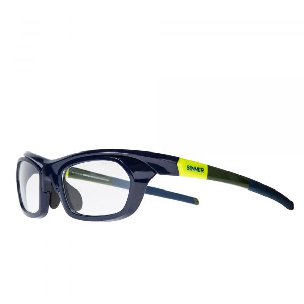 BASSA (BOX) SPORTBRILLE - BLAU + BRILLENETUI