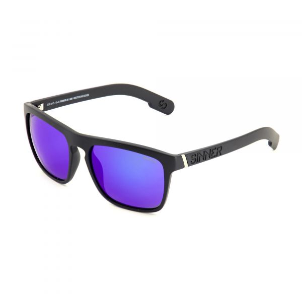 LUNETTES DE SOLEIL THUNDER X - BLACK - BLUE OIL LENS