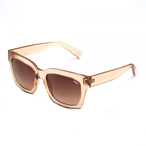 MYSTIC SUNGLASSES - TRANSPARANT BROWN - BROWN LENS