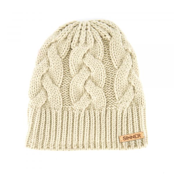 CABLE BEANIE - SAND