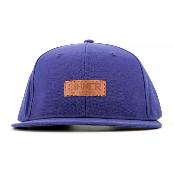 SINNER AMSTERDAM EXQUISITE CAP - BLAUW