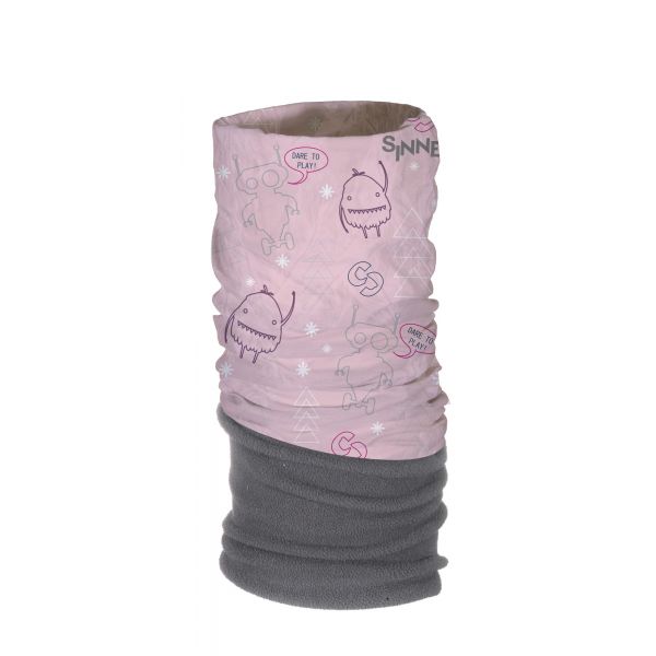 FLEECE BANDANA - ROBOTS - ROZE