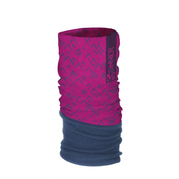 FLEECE BANDANA - INTO THE MOUNTAINS - ROZE