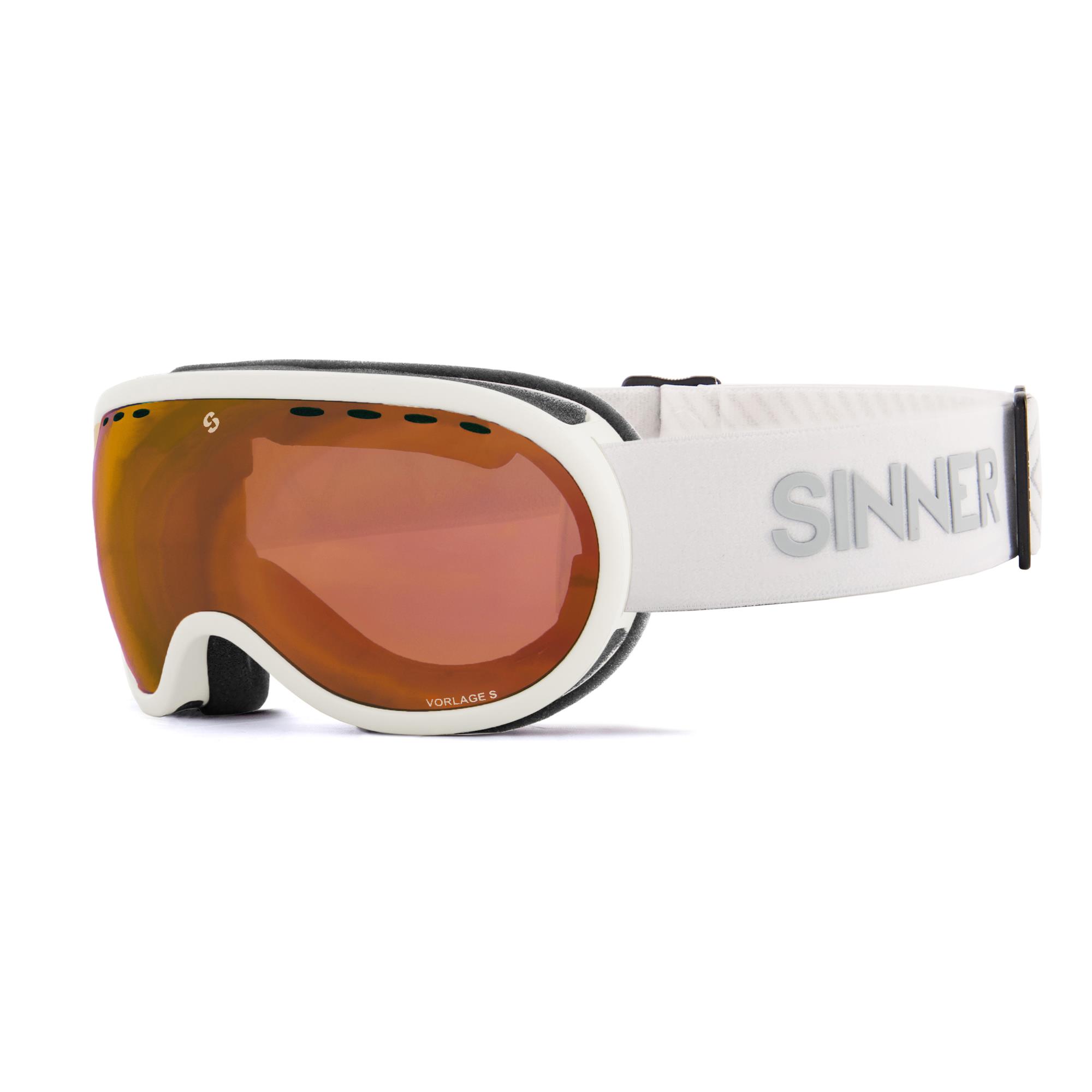 Sinner Vorlage S Sintec Skibril - Wit | Categorie 2